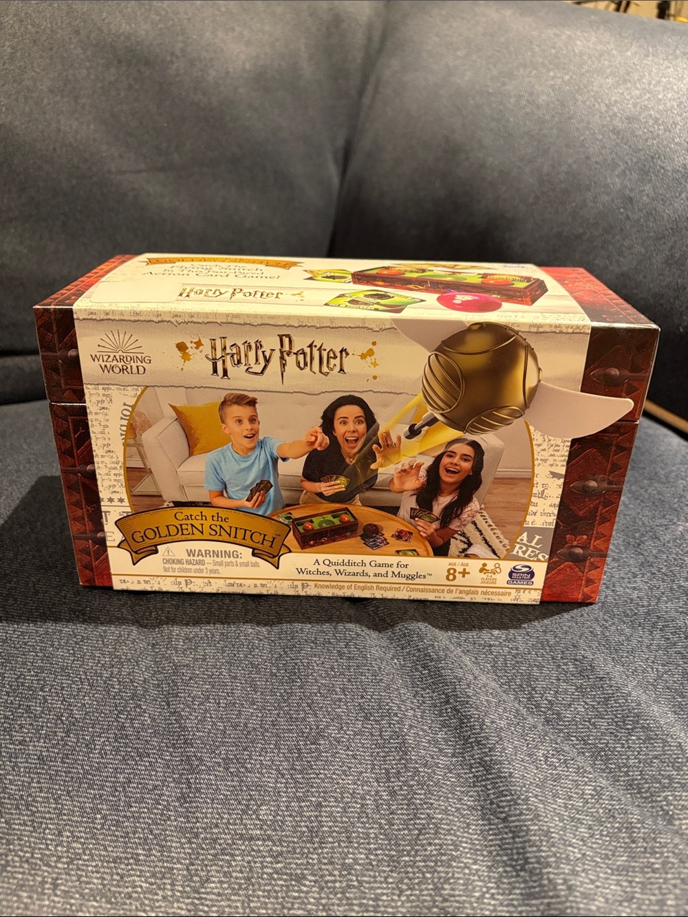 Warner Bros. Harry Potter Catch the Golden Snitch Game - Gold, White, Brown NWOT